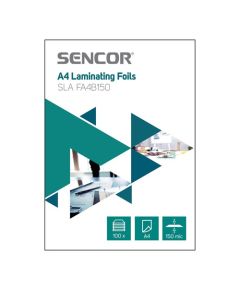 Sencor SLAFA4B150 Lamináló fólia a4 2x75 micron 100 db