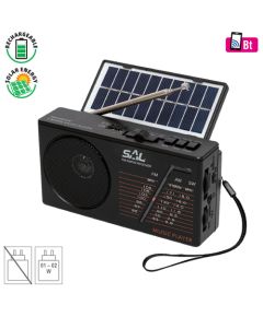 Sal RPH 1 Napelemes hibrid rádió, bt/usb/sd