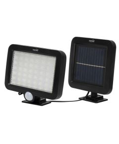 Home FLP250SOLAR Home flp250solar napelemes led reflektor, 250 lm, pir mozgásérzékelő, 120° 5m, 56 db hidegfehér smd led, energiatakarékos, műanyag, ip44