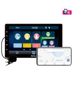 Sal VB X1000 Sal vb x1000 autórádió és multimédiás lejátszó, 4 x 45 w, 2 + 1 rca, carplay, android auto, usb mirror link