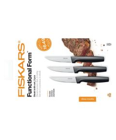 Fiskars Functional Form steak késkészlet 3 db-os