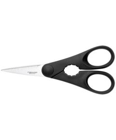 Fiskars Essential konyhai olló, üvegnyitóval (20 cm)