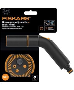 Fiskars Comfort locsolópisztoly, állítható öntözőfej + öntözőfej, multi