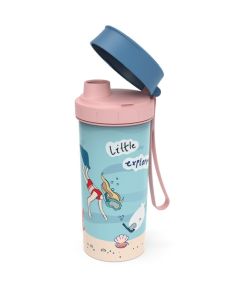 ROTHO "Little explorer" műanyag ivóplack gyerekeknek 0,4 L - rózsaszín