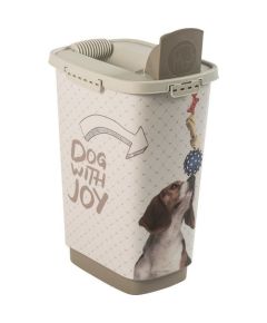 ROTHO Cody "Dog with joy" műanyag táptartó 25 L - állatmintás