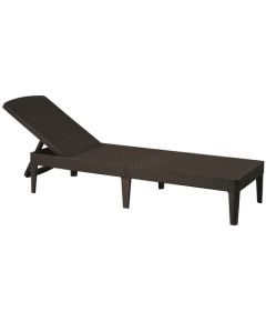 KETER Jaipur exkluzív polyrattan kerti nyugágy - barna - 188 cm