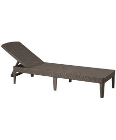 KETER Jaipur exkluzív polyrattan kerti nyugágy - cappuccino - 188 cm