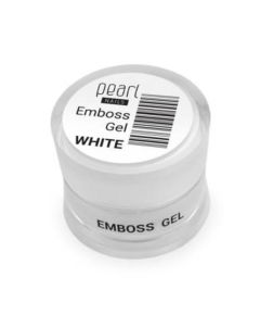 Pearl Emboss Gel - FEHÉR 5ml