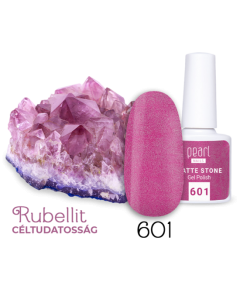 Pearl Matte Stone 601 gél lakk - pink &quot;Rubellit&quot;