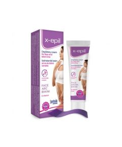 X-Epil Szőrtelenítő krém arcra/bikini vonalra 40ml