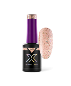 Perfect Nails LacGel LaQ X Gél Lakk 8ml - Peach X068 - Sparkle