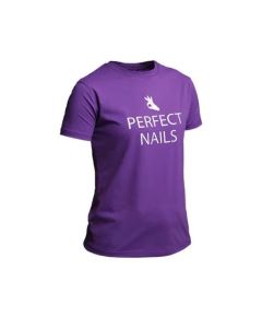 Perfect Nails - Metál Logós Lila Póló L