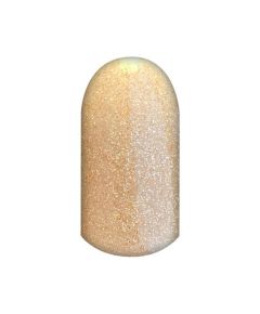 Diamond Nails Gél Lakk - Fixálásmentes fedő gél lakk - arany csillámos 7ml