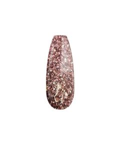 Diamond Nails Gél Lakk - 4 ml DN060 - RoseGold (nagy csillámos) - Új ecsettel!