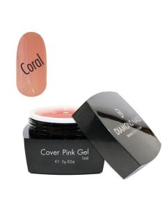 Diamond Nails Cover Pink Zselé 15g - Coral - körömágy hosszabbító zselé