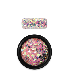 Moyra Holo glitter mix No.24 Chameleon baby pink