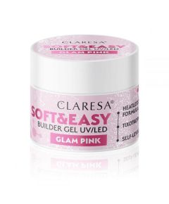 Claresa építőzselé Soft&amp;Easy glam pink 12g