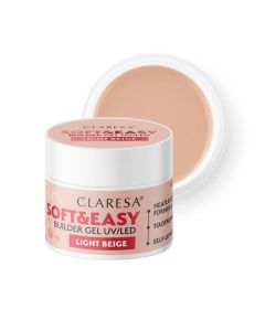 Claresa építőzselé Soft&amp;Easy Light Beige 90g