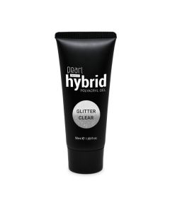 Pearl hybrid polyacryl gel glitter clear 50ml