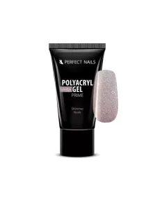 Perfect Nails PolyAcryl Gel Prime - Tubusos PolyGel 15g - Shimmer Nude