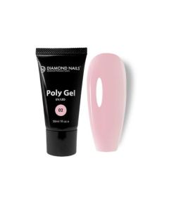 Diamond Nails Poly gel 02 - Cover Pink - 30ml