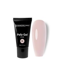 Diamond Nails Poly gel 06 - Light Nude - 30ml