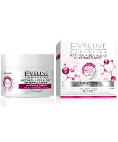 Eveline Retinol + Tengeri Algák Intenzív feszesítő fiatalító nappali és éjszakai krém minden bőrtípusra 50ml