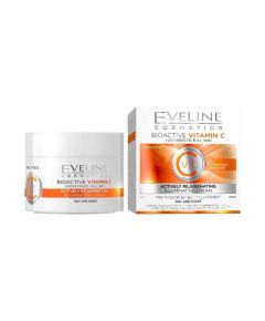 Eveline BIOACTIVE C-vitamin tartalmú bőrmegújító nappali és éjszakai arckrém 50 ml