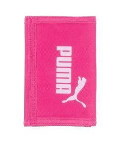 Sötétpink tépőzáras textil pénztárca Puma