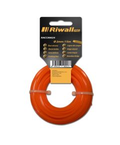 Riwall PRO Damil 2 mm, hossz 15m, szögletes