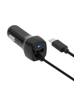 Sal SAU 24C Autós usb + usb-c töltő