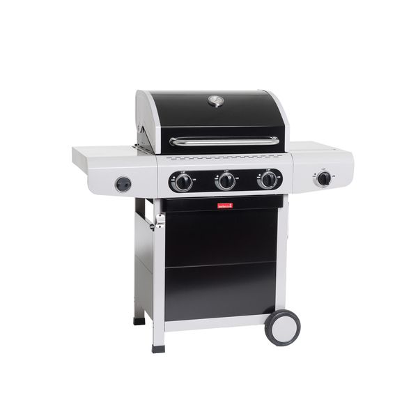 Barbecook BC-GAS-2018 Barbecook bc-gas-2018 siesta 310 black edition gázgrill, oldalégővel, 124x56x120cm