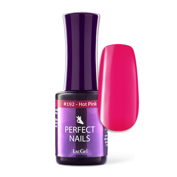 Perfect Nails LacGel 192 Gél Lakk 8ml - Hot Pink - Lipstick