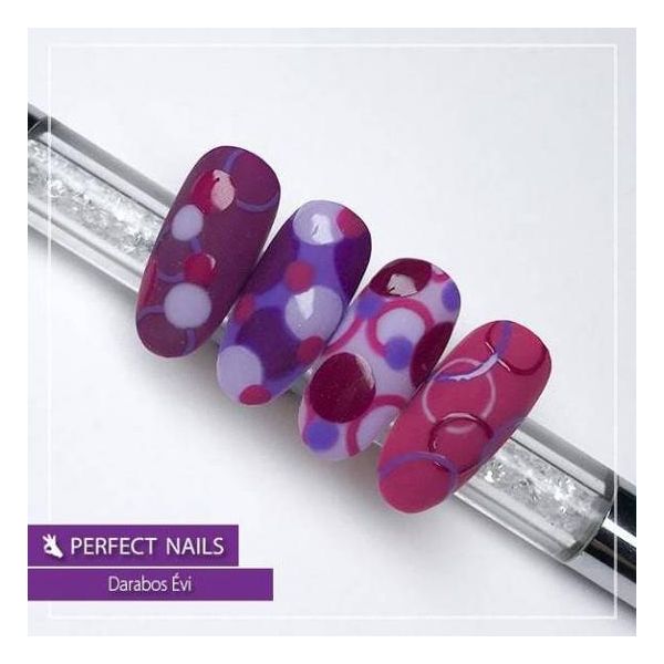 Perfect Nails LacGel Plus +004 Gél Lakk 8ml - Flower Power - Purple Rain