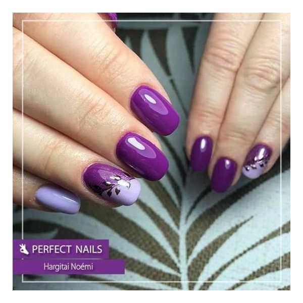 Perfect Nails LacGel Plus +004 Gél Lakk 4ml - Flower Power - Purple Rain