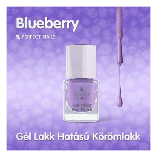 Perfect Nails Gél Lakk hatású körömlakk 015 - Blueberry 7ml