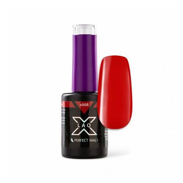 Perfect Nails LacGel LaQ X Gél Lakk 8ml - Apple Red X008 - The Red Classics