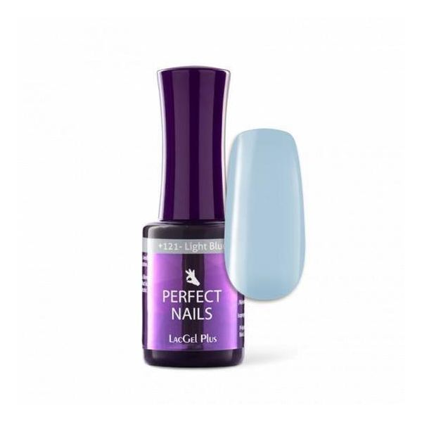 Perfect Nails LacGel Plus +121 Gél Lakk 8ml - Light Blue - Cupcake