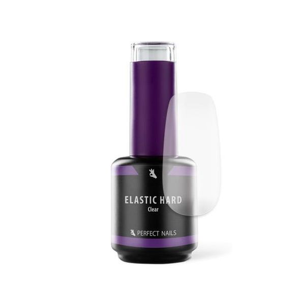 Perfect Nails Elastic Hard - Rubber Base Gel Multipack - Ecsetes Műkörömépítő Zselé Szett 3x15ml - Clear