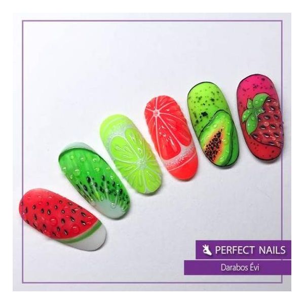 Perfect Nails LacGel LaQ X Gél Lakk 8ml - Neon Papaya X024 - It's Juicy