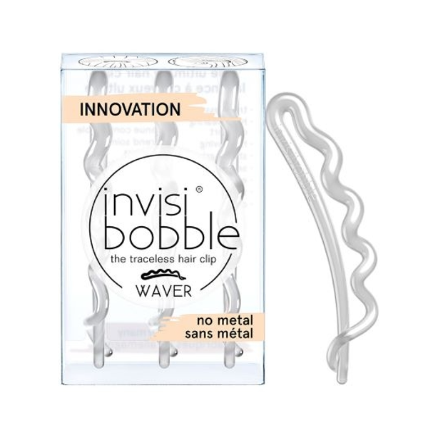 Invisibobble Waver Crystal Clear hullámcsat átlátszó 3db