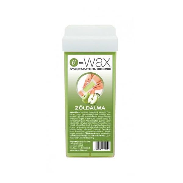 E-Wax Zöldalma Gyantapatron széles görgőfejjel 100ml