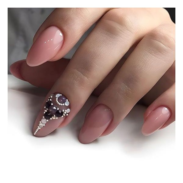 Diamond Nails Gél Lakk 4ml -DN032 - Púder nude - Új ecsettel!