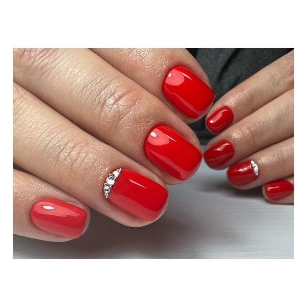 Diamond Nails Gél Lakk - 4 ml DN272 - True Red - Új ecsettel!