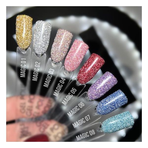 Diamond Nails MAGIC08 - Reflective, flash gél lakk 7ml