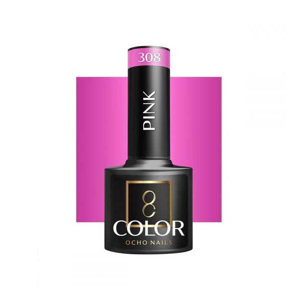 Ocho Nails Gél Lakk Pink 308  5g