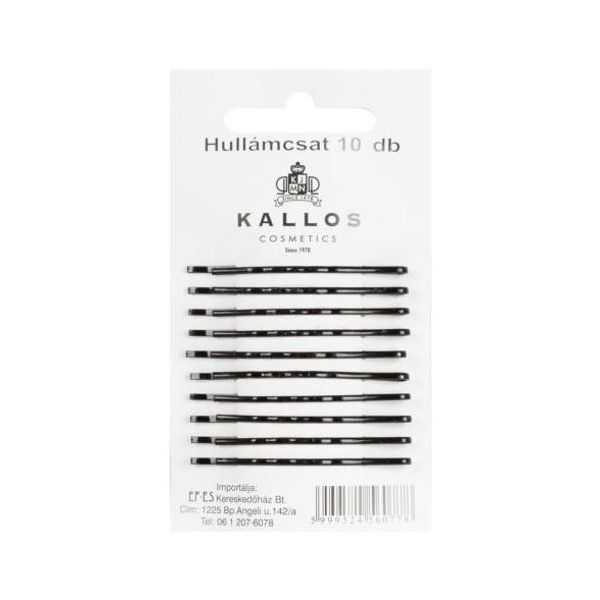 Kallos hullámcsat Barna 5cm 10db/cs