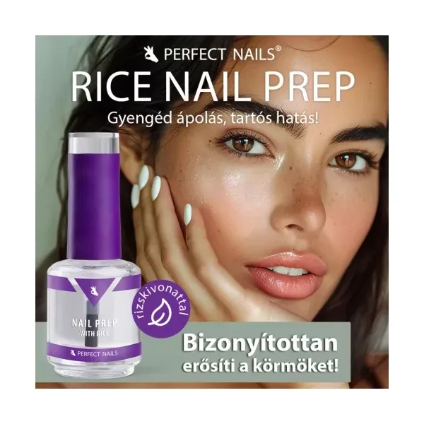 Perfect Nails Rice Nail Prep - ecsetes körömelőkészítő folyadék rizskivonattal 4ml