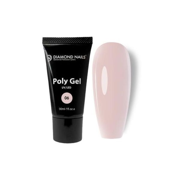 Diamond Nails Poly gel 06 - Light Nude - 30ml