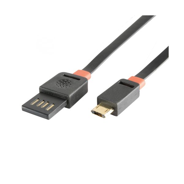 Use USBF 3 Microusb töltőkábel, lapos, 3m